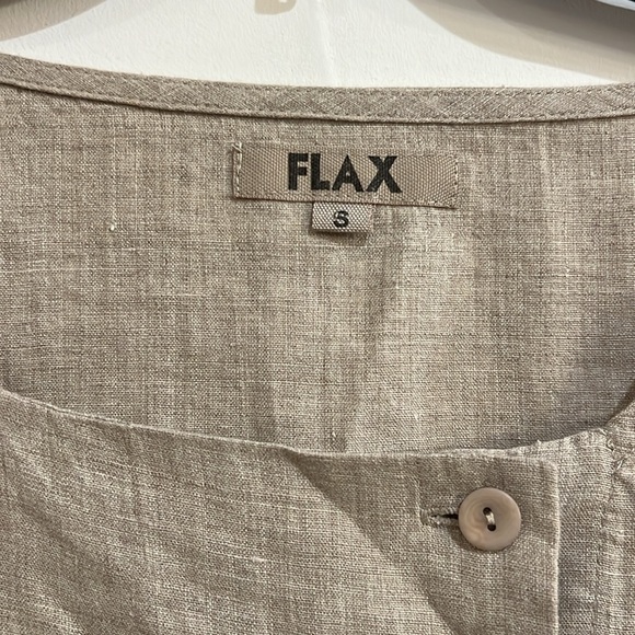 Linen Flax Top Size Small - Picture 5 of 6